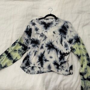 Michael Stars- Tie-Dye Sweater in Blue and Green